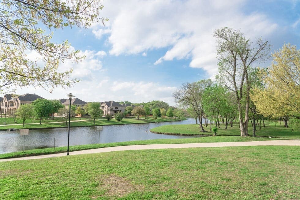 Vacation Travel Innovation features Irving's green spaces and walking areas as part of a relaxed fall city getaway.